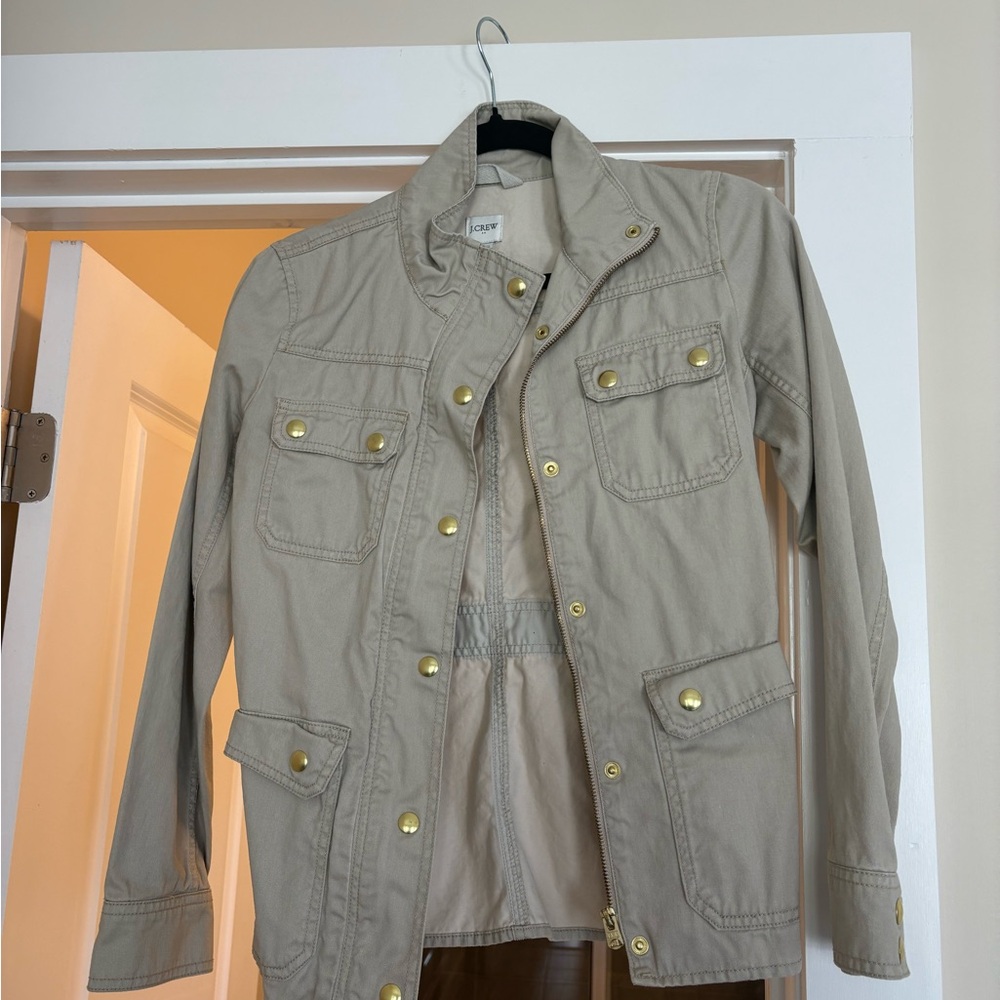 J.Crew Beige Utility Jacket
